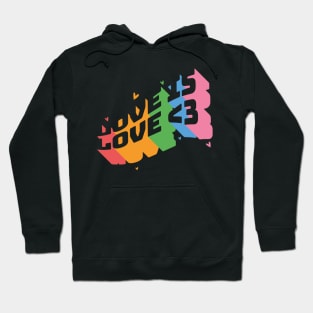 LGBTQ Love is Love Pride Gay Lesbian Straight Ally Hoodie